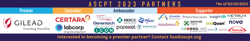 ASCPT 2023 Partner Banner